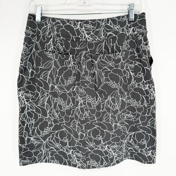 Duluth Trading Co. NoGA Naturale Cotton Skort Grey Pattern Size XS Golf Tennis - Picture 8 of 11